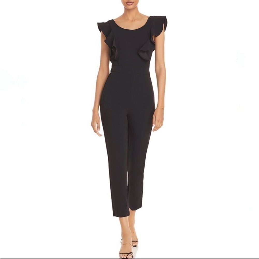 NWT Aqua Black‎ Jumpsuit Size Large